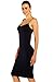 Belugue Women's Full Slip Smooth Bodycon Maternity Dress Spaghetti Strap Sleeveless Long Lingerie Sleepwear Lounge Slim