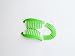 Interlocking Banana Combs Hair Clip French Side Comb Holder 80's 90's Soft and Bendable Plastic Updo Hair Clip (Lime Green)