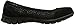 Skechers Sport Women's Sweetpea Slip-On Flat,Black Mesh/Suede/Charcoal Trim,9 M US
