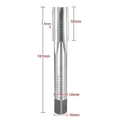 ATOPLEE Metric Thread Tap,M16 HSS 6542 Right Hand