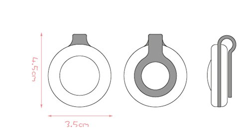 mbodm Mosquito Repellent Buckle Outdoor and Indoor Natural Plant Ingredients Insert Repellent Clip for Kids & Adults (10 Pack) (Random to send)
