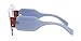 Oversized Sunglasses for Women Semi Rimless Trendy Candy Color Designer Glasses