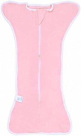 Soft Newborn Swaddle, BABFLY Baby Toddlers Zipadee-Zip Breathable Sleep Sack, Cotton Wearable Blanket Sleeping Bag Sleepbag,Infant Wrap(2-6 months) (Pink)