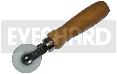 MR12090 Everhard Nylon Screen Cloth Roller, Convex Edge, 2-1/2" dia x 3/32" wide