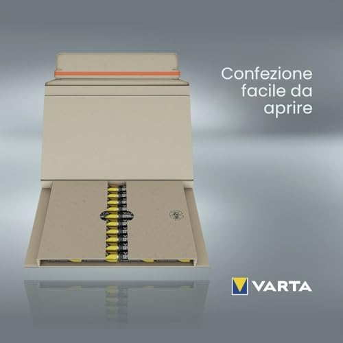 Batterie 20x AA & 20x AAA, confezione da 40, pile Mix Pack, Power on Demand, Alcaline, pacco di stoccaggio in confezione ecologica, Made in Germany [Esclusivo su Amazon]