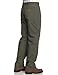 Carhartt Men's Loose Fit Washed Duck Flannel-Lined Utility Work Pant, Moss, 34W X 30L