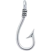 Sterling Silver Fish Hook Pendant