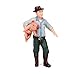 Lana Toys Farm People Doll Farmer Cleaning Worker Forester Breeder Figure Suitable for Animal Zoo Dinosaur World Scene Plastic Model Decor Collector Toy Gift