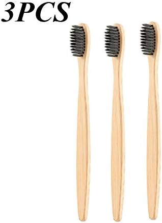 MAIKALUN Toothbrush with Bamboo Charcoal,100% Organic,Anti-Bacterial and Cleansing Toothbrush