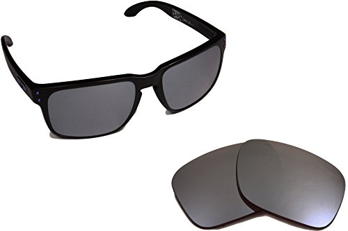 New SEEK OPTICS Replacement Lenses Oakley HOLBROOK - Polarized Black Iridium