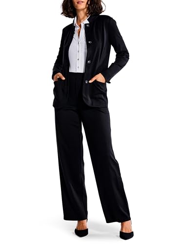 NIC+ZOE Drapey Ponte Blazer Black Onyx SM (US 4-6)