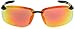 Crossfire Eyewear 12620 W ES5-W Safety Glasses with Black Temples and Red Mirror Lens