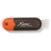 Xiem Tools 14-Piece Essential Clay Tool Kit For Pottery & Ceramics - Includes Ribs, Sponges, Cutters & More