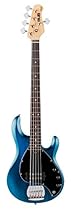 Sterling by Music Man S.U.B. Series Ray5 StingRay Bass, 5-String, Translucent Blue Satin
