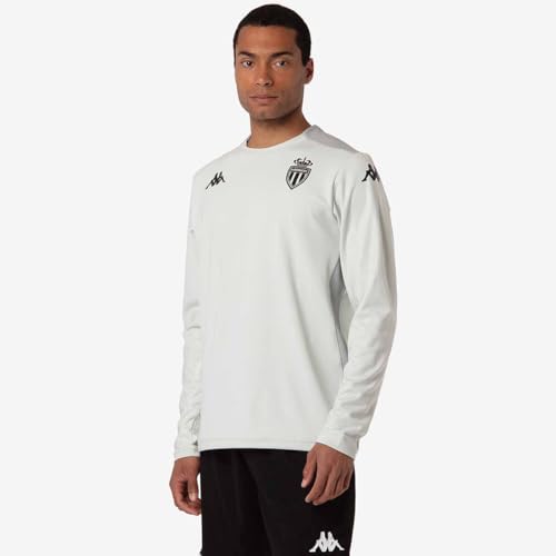 Kappa Aldren Pro 8 AS Monaco 24/25 - Sudadera para Hombre, Verde Oscuro, Verde Oscuro, XXL