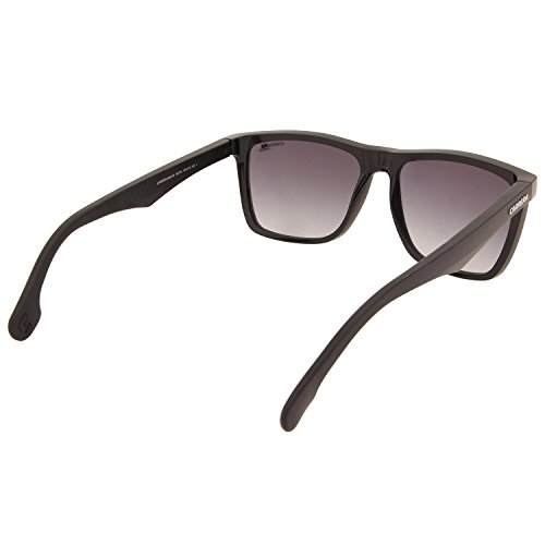 Carrera Men's Ca5041s Rectangular Sunglasses, Black/Dark Gray Gradient, 56 mm