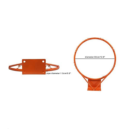 Kids Basketball Hoop, Dream Travel Basketball Rim Goal Wall Mounted Basketball Hoop Indoor Outdoor Hanging Basketball Hoop, 32cm (Renewed) - Thumbnail 2