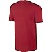 NIKE Sportswear Men's Hangtag Swoosh Tee, University Red/Anthracite, Small