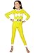 Power Ranger Girls' Big Pajama Set, Yellow, 8