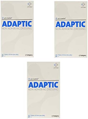 SYSTAGENIX WOUND MNGMNT Adaptic Non-Adhering Dressing, 24 Count (3 Pack)