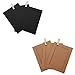 Stormshopping 30 PCS 5x7 Paper Photo Frames, DIY Craft Kraft Paper Picture Frames with Clothespin Hanging Wall Decoration with Clips and Ropes for 5x7in Pictures - 3 Colors