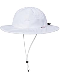 SwimZip Unisex Child Wide Brim Sun Protection Hat Adjustable | White 6-24 Month