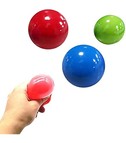 Boules Glorbs, Boules Collantes Glorbs, Boules Collantes Lumineuses dans l'Obscurité, Boules Collantes pour Plafond, Boules de Rêve Anti-Stress pour Adultes (Bleu