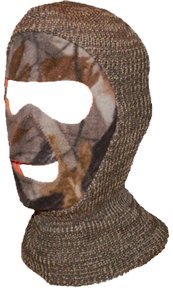 Image of RELIABLE OF MILWAUKEE Youth Reversible Face Mask Adv. BRN/Blaze