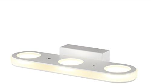 iLett 15 Watts Modern Minimalist Acrylic LED Wall Light Fixture, 3 Lights Oval Design, Modern and Architectural Fixture, Instant on, 1200lm, 5000K - 5200K (Cool White),100V-277V