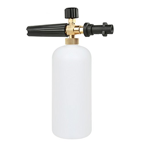 Rediboom Car Wash Adjustable Foam Cannon 1L, Snow Foam Lance Soap Dispenser - Fits All Karcher K Series Pressure Washers