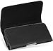 Nokia Lumia 1020 Genuine Bold Leather Case Pouch Metal Clip With Belt Loop Hidden Magnetic Closure Black