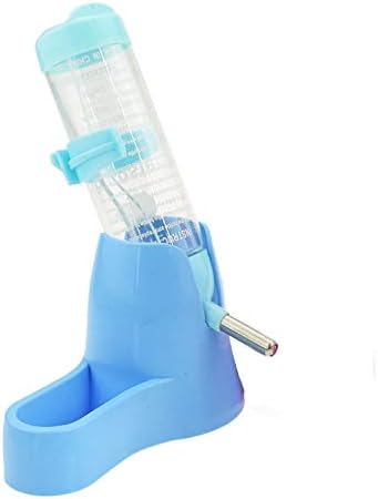 Carry stone Pet feeding machine automatic water bottle bottle set 1 unit 2 pet feeder watering hamster small animal supplies (blue)