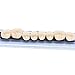 Oral Dentistry 168 Pcs Dental Complete Acrylic Resin Denture False Teeth for Halloween Horror Teeth 6 Sets Synthetic Resin Teeth Denture (1 Box)