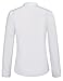 Office Lady Basic Shirt Collar Solid Chiffon Blouse Tops Size M White