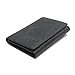 RFID Wallet Leather Trifold Western - Industry Best Shielding - Top Quality Leather (Black)