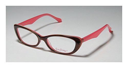 LILLY PULITZER Eyeglasses TAVI Havana Orange 49MM