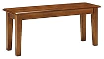 Ashley Furniture Signature Design - Dining Bench - Rectangular - Vintage Casual - Rustic Brown Finish