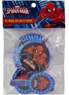 Spiderman Cupcake Liner 24pc [Contains 8 Manufacturer Retail Unit(s) Per SKU# UP5311
