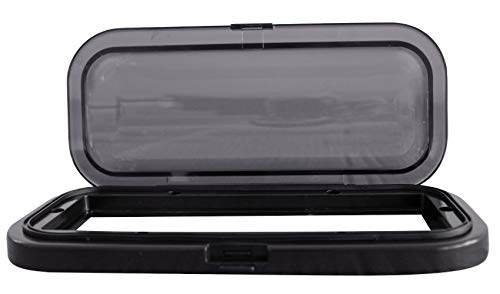 Rockville Rwsg3b Universal Marine/Boat Splash Guard Stereo Housing Case Black