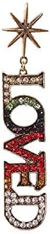 VANVENE Love Earrings, Long Pendant, Jewelry for Girls