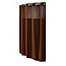 Hookless RBH40MY303 Fabric Shower Curtain - Brown