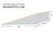 Wedge Pillow for Acid Reflux - 7.5 Inch Pillow Wedge for Sleeping. Industry Leading 1.5 Inch Memory Foam Top and Stay Cool Bamboo Cover. Ideal for Gerd, Heartburn, and Snoring (30.5