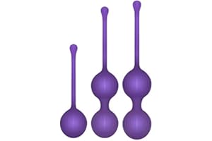 Kegel Weight Training System, Female Pelvic Floor Muscle Reshaping Exerciser, Muscle Strengthening Training Kit (CAA10) (Purp
