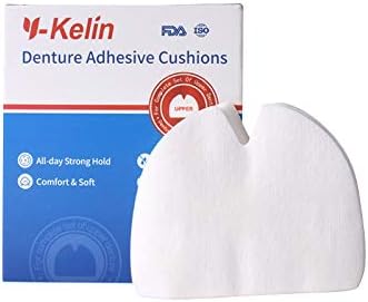 Y-Kelin Denture Adhesive Cushions Upper 30 Pads, 2 pack, white, 30 Count (Pack of 2) - Image 3