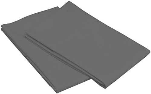 SDS New Hotel Collection 500 Thread Count 100% Egyptian Cotton Pillowcases Solid Standard Grey
