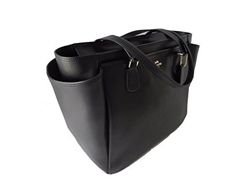 coach large diaper tote travel bag