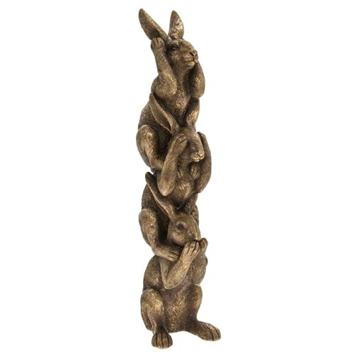 Reflections LP47536 Figure | Bronze 3 Hares 1 Piece-10x8x30 cm Accessory