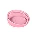 JOCO 16oz Glass Reusable Coffee Cup (Strawberry Pink)