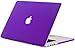 Kuzy - Apple MacBook Pro 15.4-inch with Retina Display A1398 Rubberized Hard Case Cover Aluminum Unibody 15-Inch -Purple