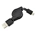 HTC DROID Incredible USB DataSync and Retractable Cable with Micro USB for HTC DROID Incredible
